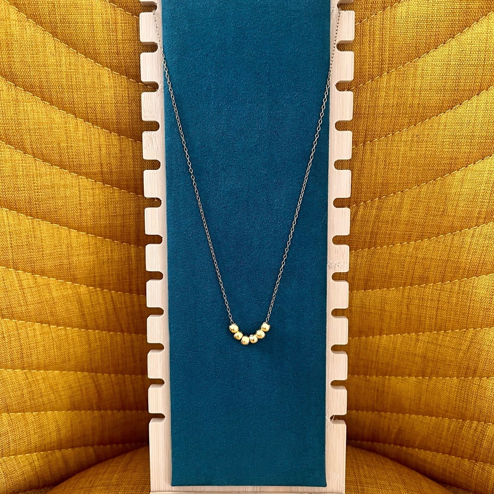 Gorjana Gold Vermeil Bead Necklace